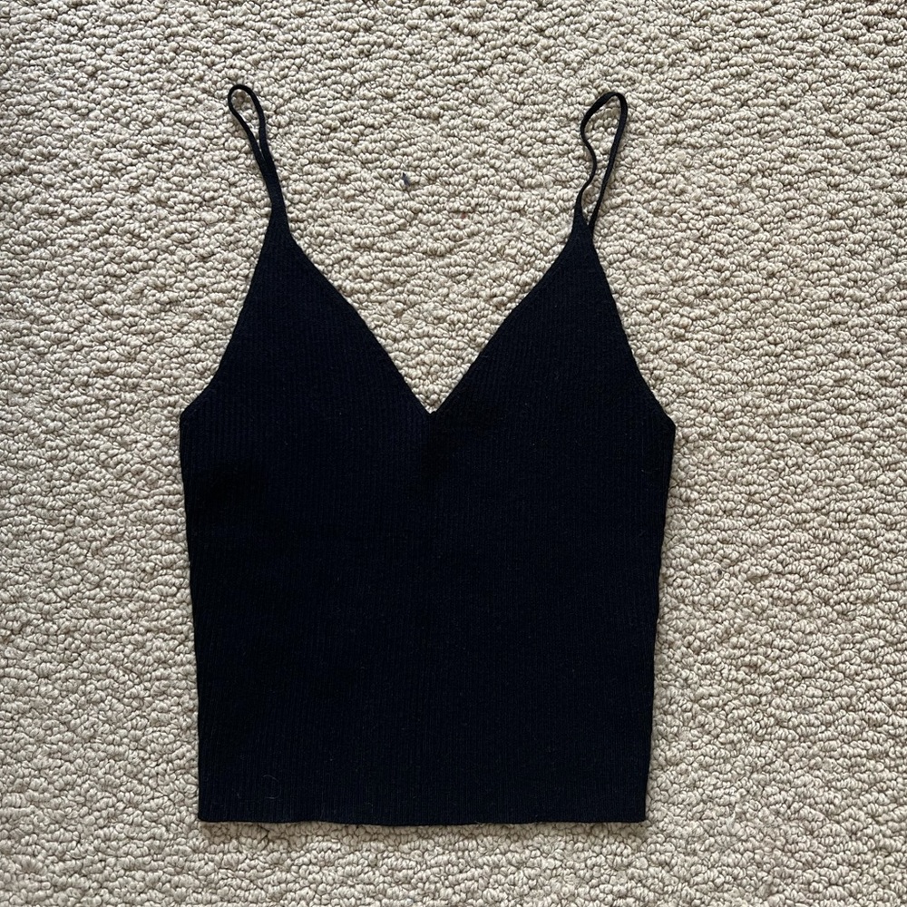 ARE YOU AM I Ribbed Tank Top